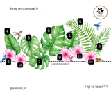 DIY Tropical Leaves Wall Stickers – Fresh, Breezy & Easy to Apply