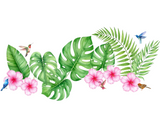 DIY Tropical Leaves Wall Stickers – Fresh, Breezy & Easy to Apply