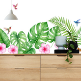 DIY Tropical Leaves Wall Stickers – Fresh, Breezy & Easy to Apply