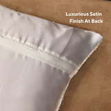 Flamingo Beach Party Beaded Pillow Cover (Set of 2) - 15 by 15 Inch