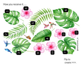 DIY Tropical Leaves Wall Stickers – Fresh, Breezy & Easy to Apply