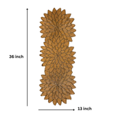 Copper Gold Aster Beads Table Runner - 13 X 36 Inch