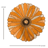 Yellow Daisy Table Placement (Set of 2)- 12 Inch