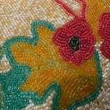 Flamingo Beach Party Beaded Pillow Cover (Set of 2) - 15 by 15 Inch