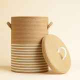 Jute Rope Laundry Basket - 14 X 18 Inch