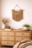Earthy Beige 100% Handmade Macramé Wall Hanging - 16" X 20"