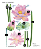 DIY Self Adhesive Lotus Plant Wall Sticker –Bright, Elegant & Easy Wall Art