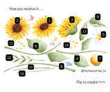 DIY Watercolor Sunflower Wall Stickers – Bright, Cheerful & Easy to Apply