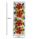 Hibiscus Bead Premium Table Runner - 13 X 36 Inch
