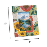 Oh So Floral! Premium Hand Beaded Photo Frame - 10 X 8 Inch