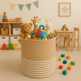 Jute Rope Laundry Basket - 14 X 18 Inch