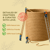 The Original Plain Jute Basket - 10 X 10 Inch