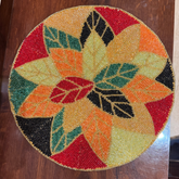 Autumn Beads Table Placement (Set of 2)- 12 Inch