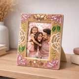 The Golden Dream! Premium Hand Beaded Photo Frame - 10 X 8 Inch