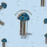 Jelly Fish Dual Tone Jute Basket - 10 X 10 Inch