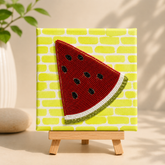 ✨ Watermelon Splash!- Wall & Table Mini Canvas & Stand - 6 X 6 Inch #SummerEdit