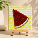 ✨ Watermelon Splash!- Wall & Table Mini Canvas & Stand - 6 X 6 Inch #SummerEdit