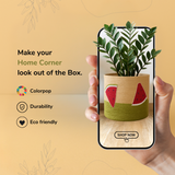 Watermelon Slice Jute Basket - 10 X 10 Inch