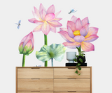 DIY Self Adhesive Lotus Plant Wall Sticker –Bright, Elegant & Easy Wall Art