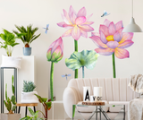 DIY Self Adhesive Lotus Plant Wall Sticker –Bright, Elegant & Easy Wall Art