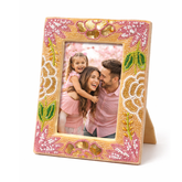 The Golden Dream! Premium Hand Beaded Photo Frame - 10 X 8 Inch