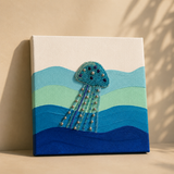✨ Beach Please!- Wall & Table Mini Canvas & Stand - 6 X 6 Inch #SummerEdit