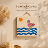 ✨ Let Me FlaminGO!- Wall & Table Mini Canvas & Stand - 6 X 6 Inch #SummerEdit