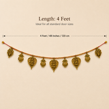 ✨ Luxury Metal Brass Toran / Bandhanwar for Diwali (Gold Polish) ✨🪔- 4FT