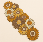 Sunflower Beaded Premium Table Runner - 13 X 36 Inch