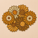 Sunflower Table Placement (Set of 2)- 14 X 10 Inch