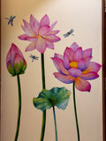 DIY Self Adhesive Lotus Plant Wall Sticker –Bright, Elegant & Easy Wall Art