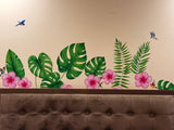 DIY Tropical Leaves Wall Stickers – Fresh, Breezy & Easy to Apply