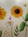 DIY Watercolor Sunflower Wall Stickers – Bright, Cheerful & Easy to Apply