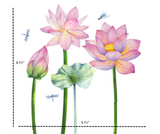 DIY Self Adhesive Lotus Plant Wall Sticker –Bright, Elegant & Easy Wall Art