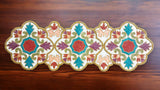 Multicolor Premium Bead Table Runner - 13 X 36 Inch