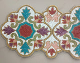 Multicolor Premium Bead Table Runner - 13 X 36 Inch
