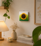 ✨ Sunflower Bloom!- Wall & Table Mini Canvas & Stand  - 6 X 6 Inch #SummerEdit