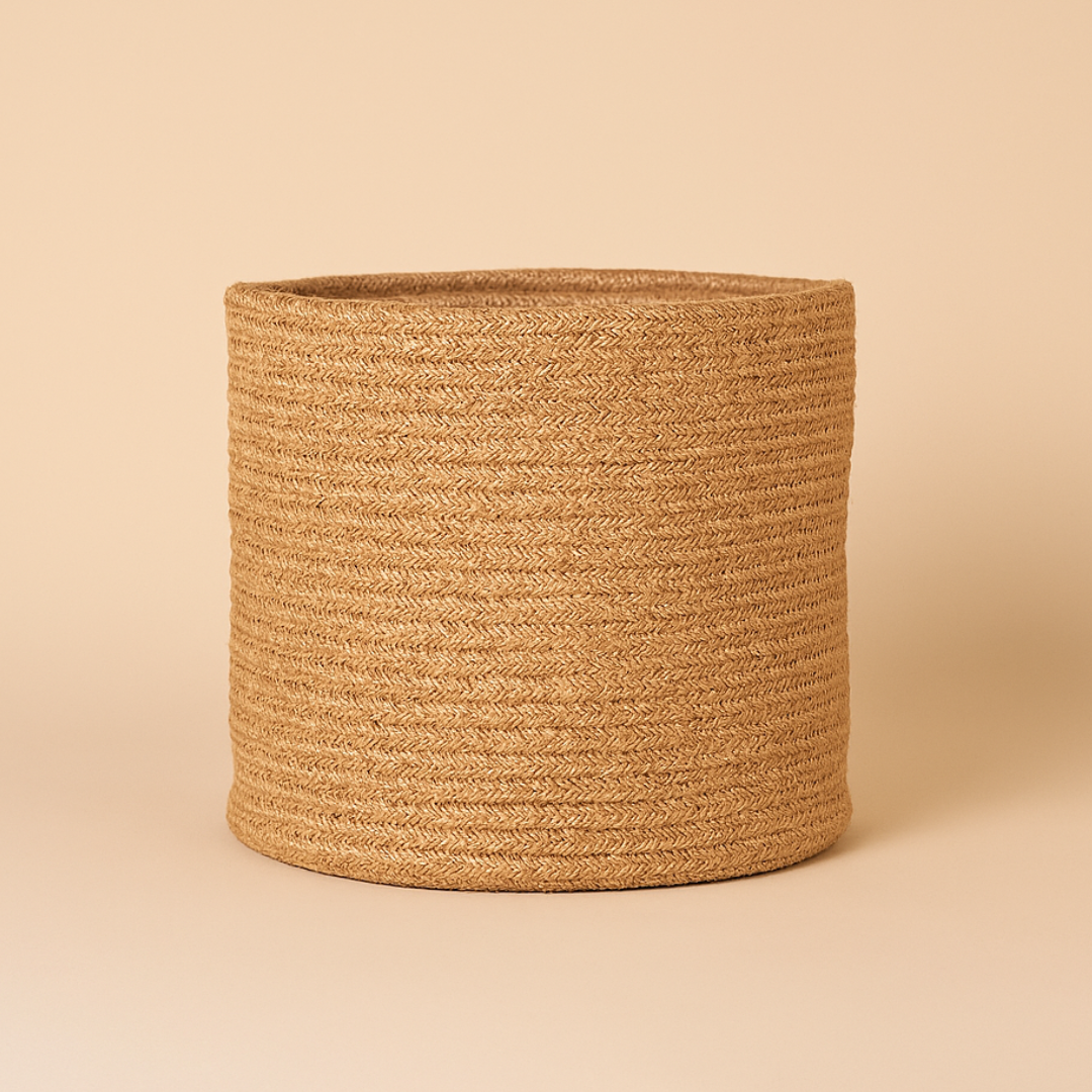 The Original Plain Jute Basket - 10 X 10 Inch