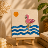 ✨ Let Me FlaminGO!- Wall & Table Mini Canvas & Stand  - 6 X 6 Inch #SummerEdit