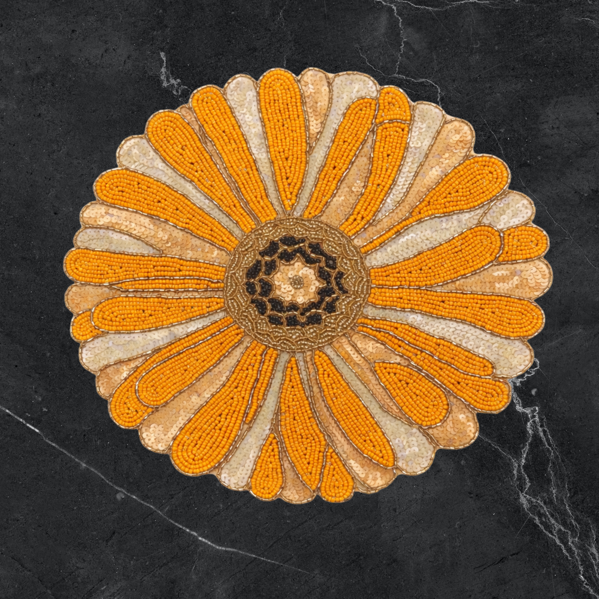 Yellow Daisy Table Placement (Set of 2)- 12 Inch