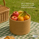 The Original Plain Jute Basket - 10 X 10 Inch