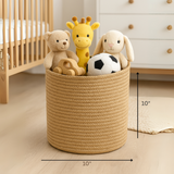 The Original Plain Jute Basket - 10 X 10 Inch