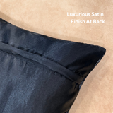 The Royal Bouquet Beaded Pillow Cover (Set of 2) - 15 by 15 Inch