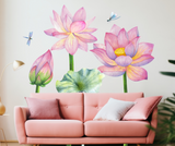 DIY Self Adhesive Lotus Plant Wall Sticker –Bright, Elegant & Easy Wall Art