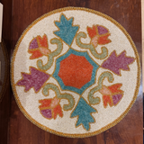 Multicolor Beads Table Placement (Set of 2)- 12 Inch