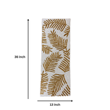 White Gold Bead Premium Table Runner - 13 X 36 Inch