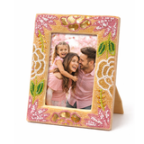 The Golden Dream!               Premium Hand Beaded Photo Frame - 10 X 8 Inch