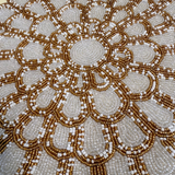 Golden Bloom Flower Table Placement (Set of 2)- 12 Inch