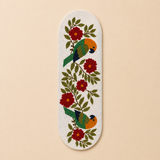 Luxury Two Parrot Park Beads Table Runner - 13 X 36 Inch