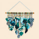 The Blue Beach Day 100% Handmade Macramé Wall Hanging - 20" X 30"